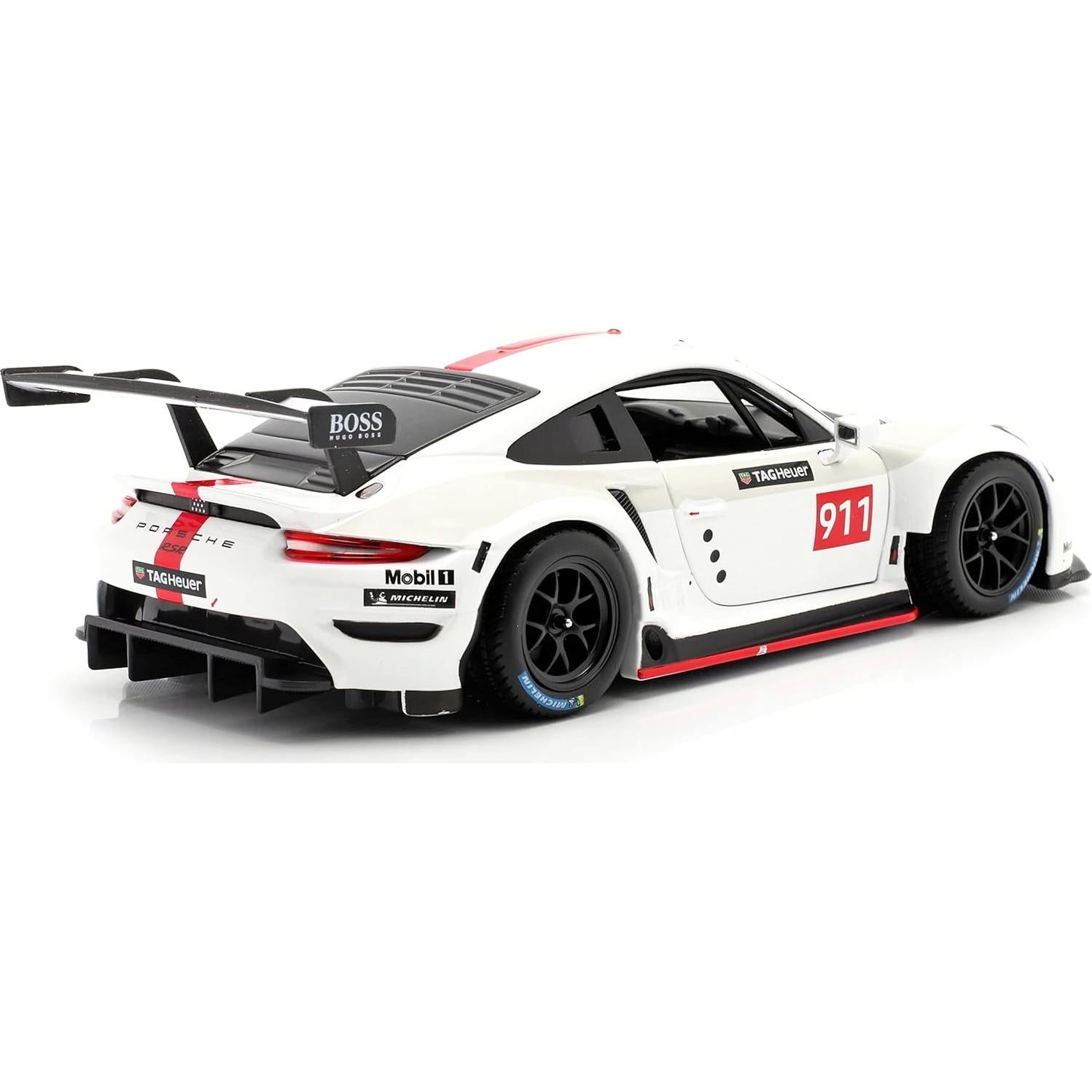 Auto a Escala Bburago Porsche 911 RSR GT #911 1/24 Blanco