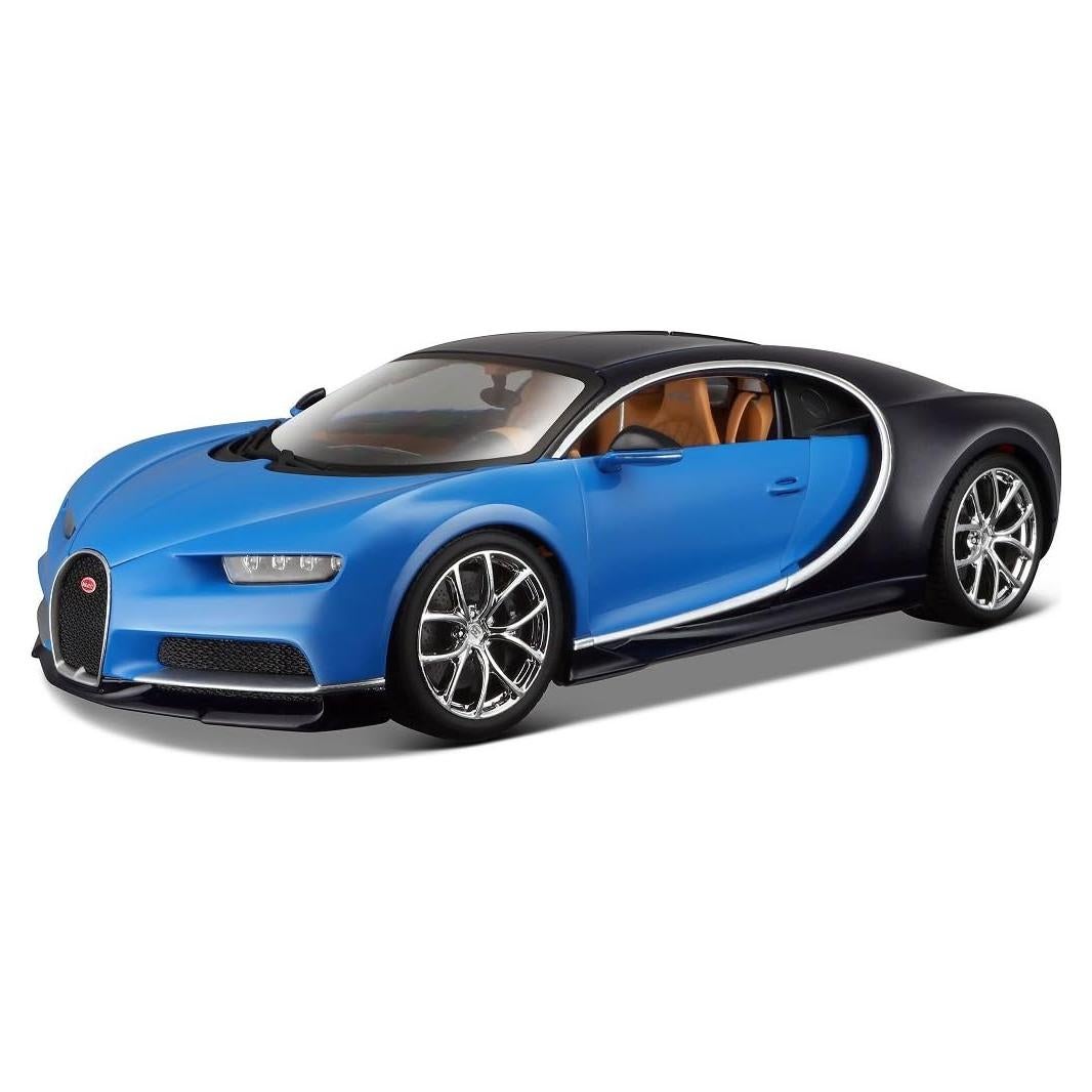 Modelo de Coche Diecast Bugatti Chiron 2016 Azul 1:18