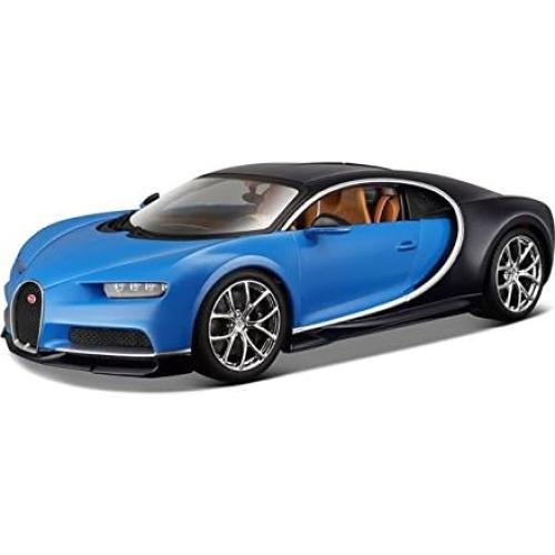 Modelo de Coche Diecast Bugatti Chiron 2016 Azul 1:18