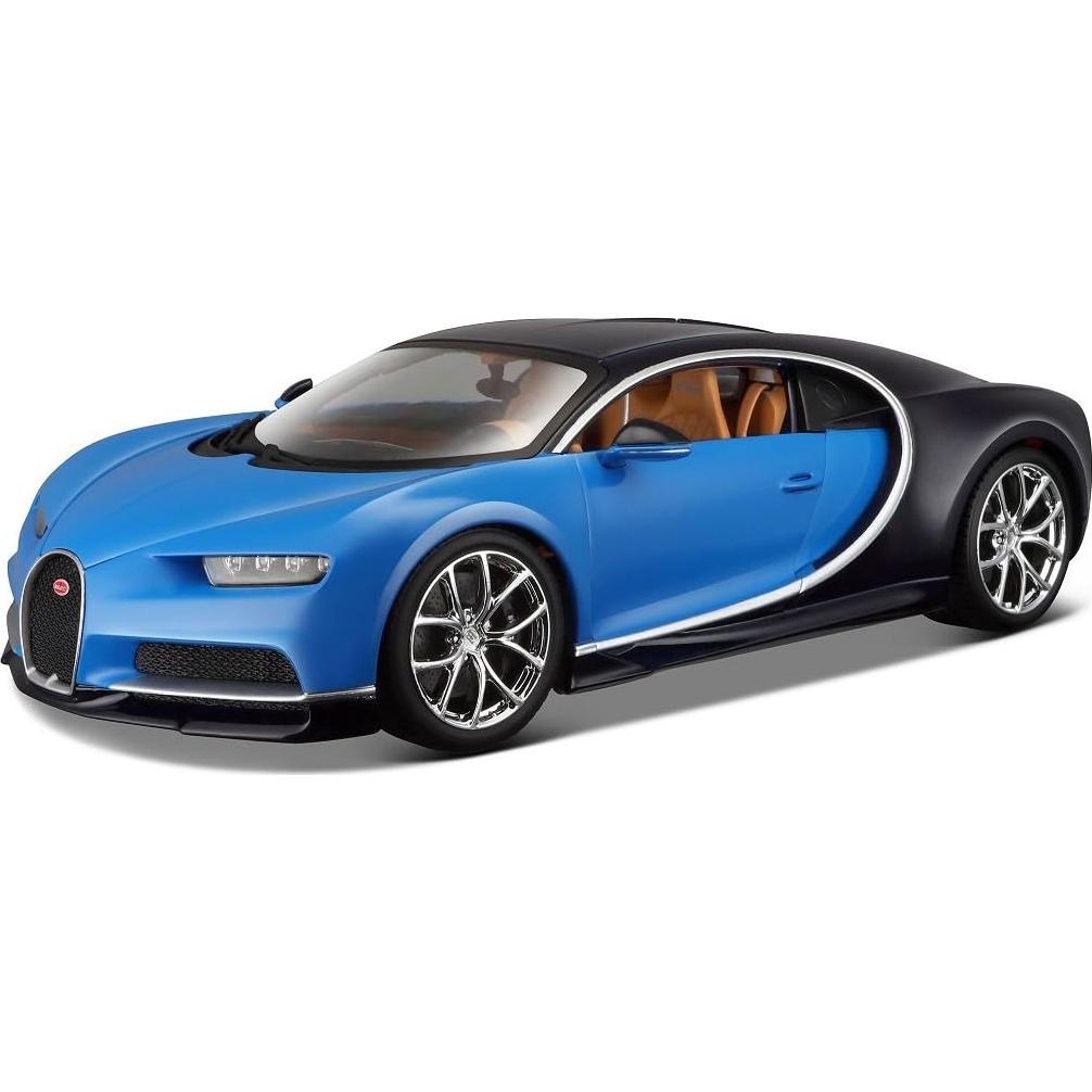 Modelo de Coche Diecast Bugatti Chiron 2016 Azul 1:18