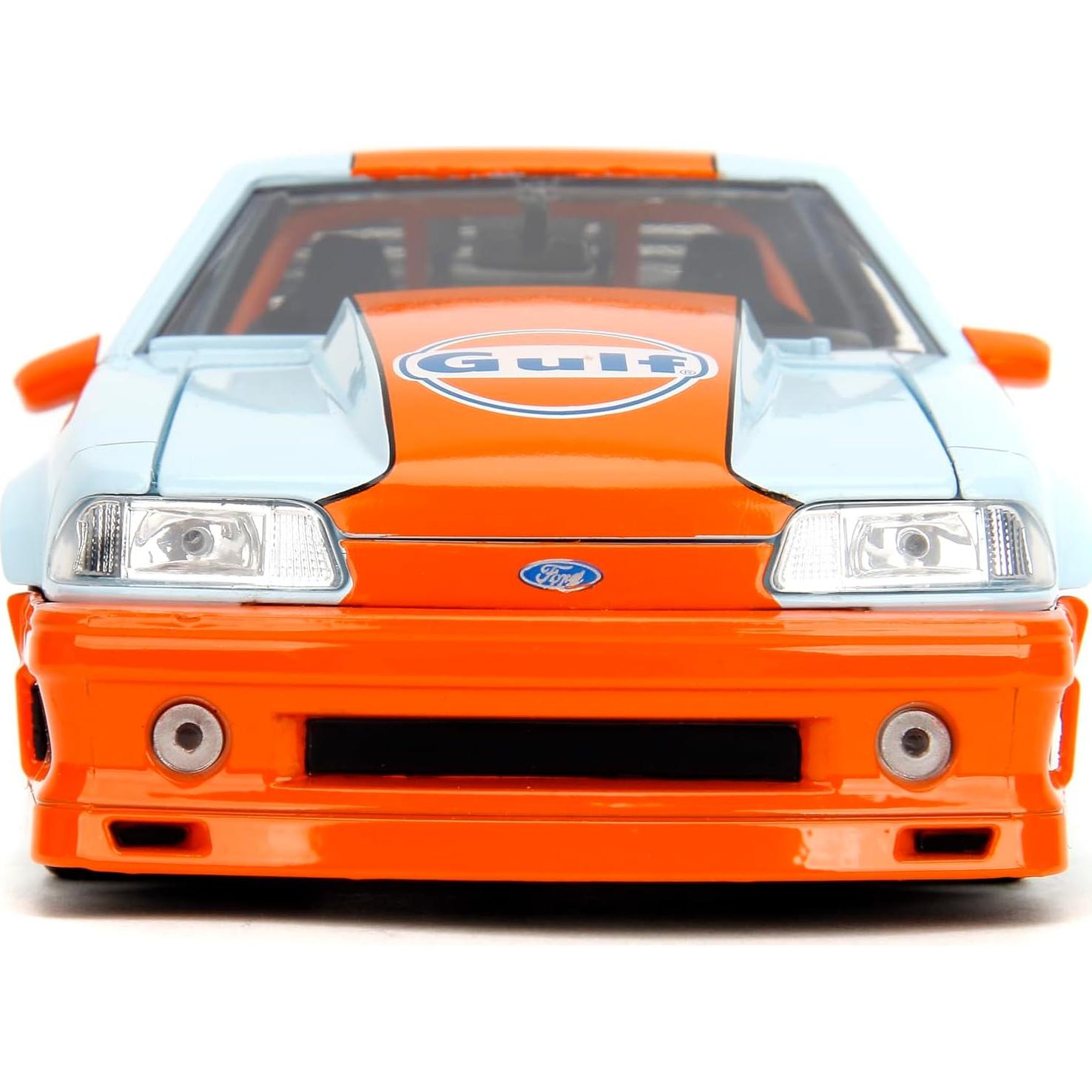 Auto Die-Cast 1:24 Ford Mustang 1989 Bigtime Muscle Azul