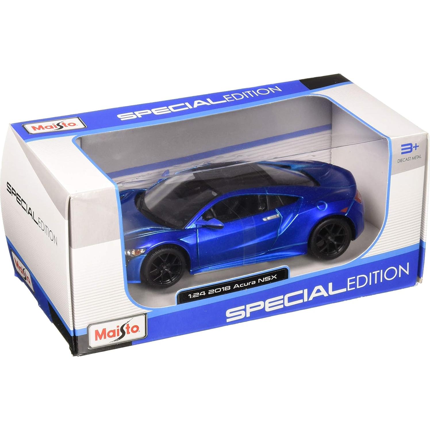 Maisto Acura NSX 2018 Azul Techo Negro 1:24 Die-Cast