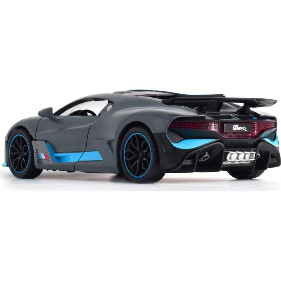 Coche de Juguete Bugatti Divo 1:32 Metal con Luz y Sonido