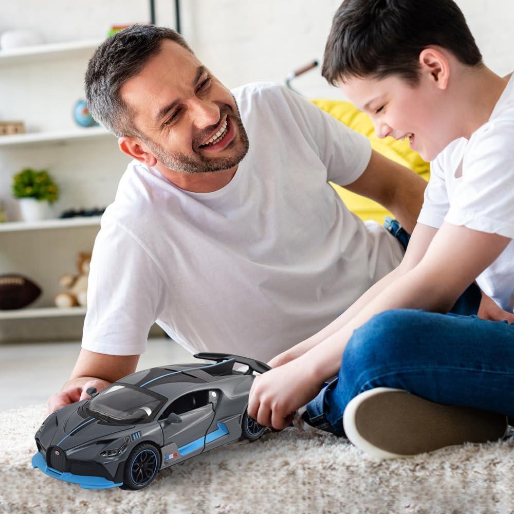 Coche de Juguete Bugatti Divo 1:32 Metal con Luz y Sonido