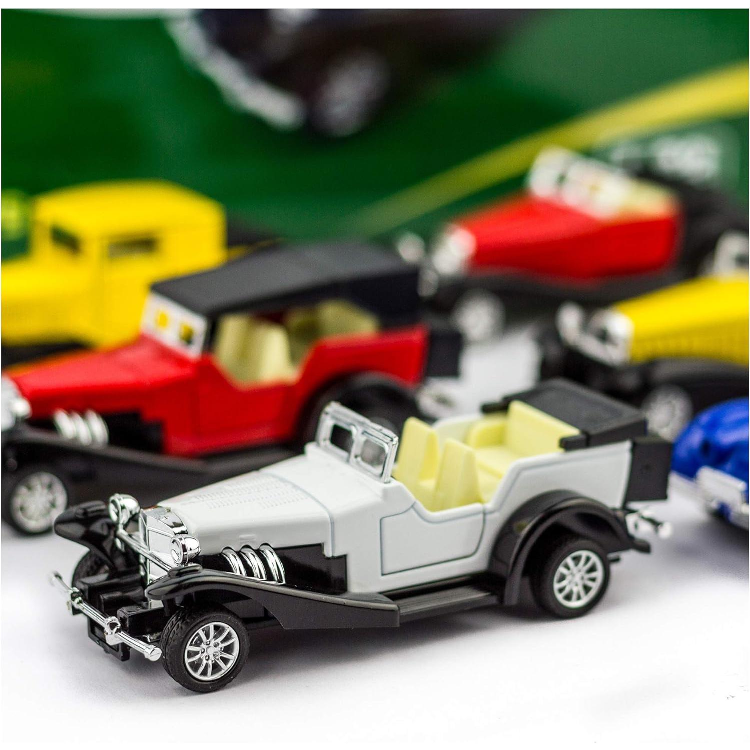 Paquete de 6 coches de metal fundido Liberty Imports 1:32