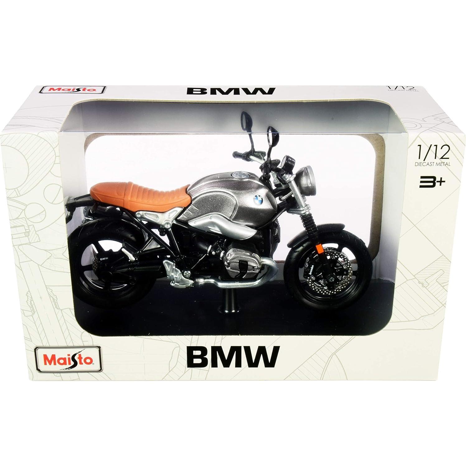 Maisto BMW R Nine T Scramble Motocicleta 1:12 Detalle Realista