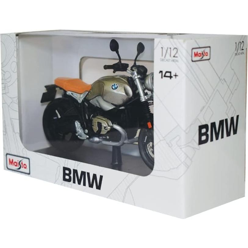 Maisto BMW R Nine T Scramble Motocicleta 1:12 Detalle Realista
