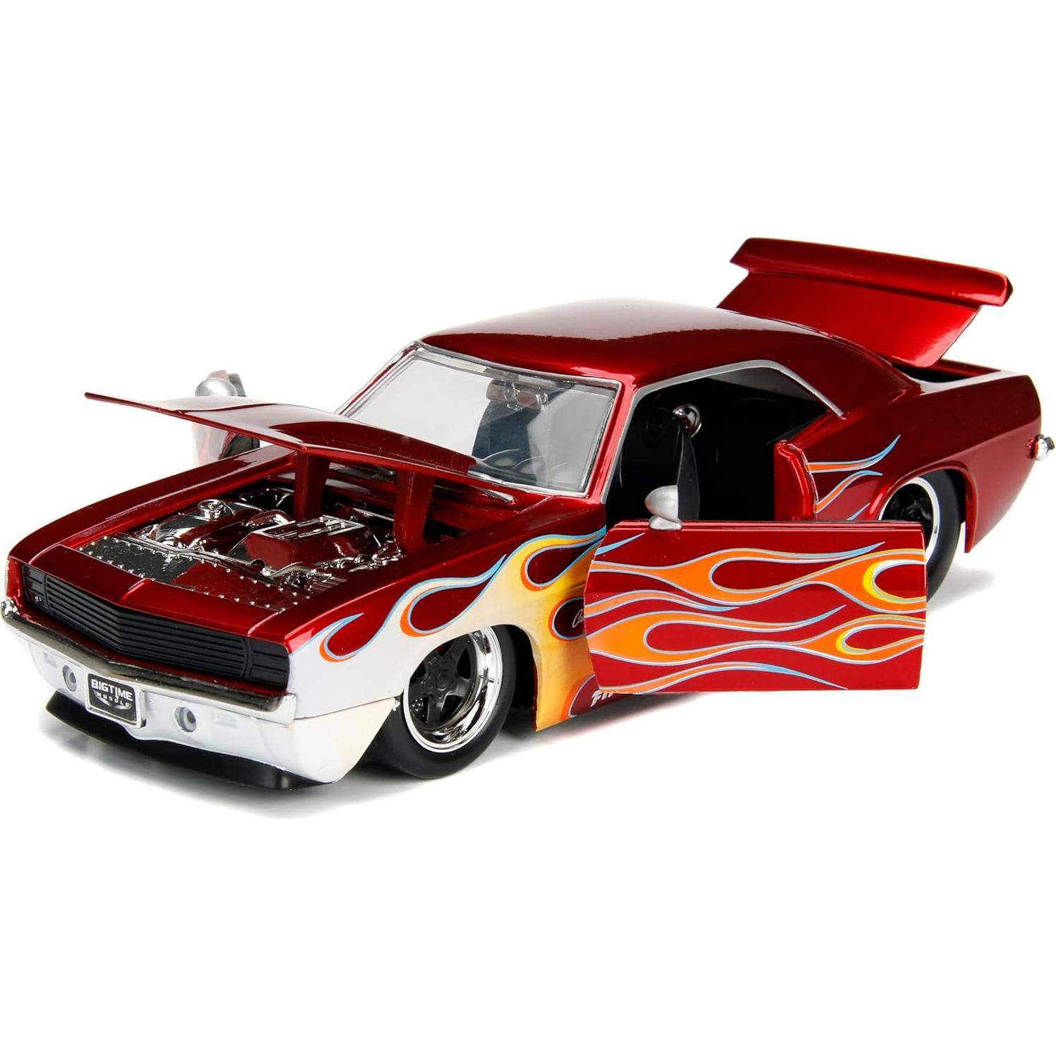 Coche Die-Cast 1:24 Jada Toys Chevy Camaro 1969 Rojo