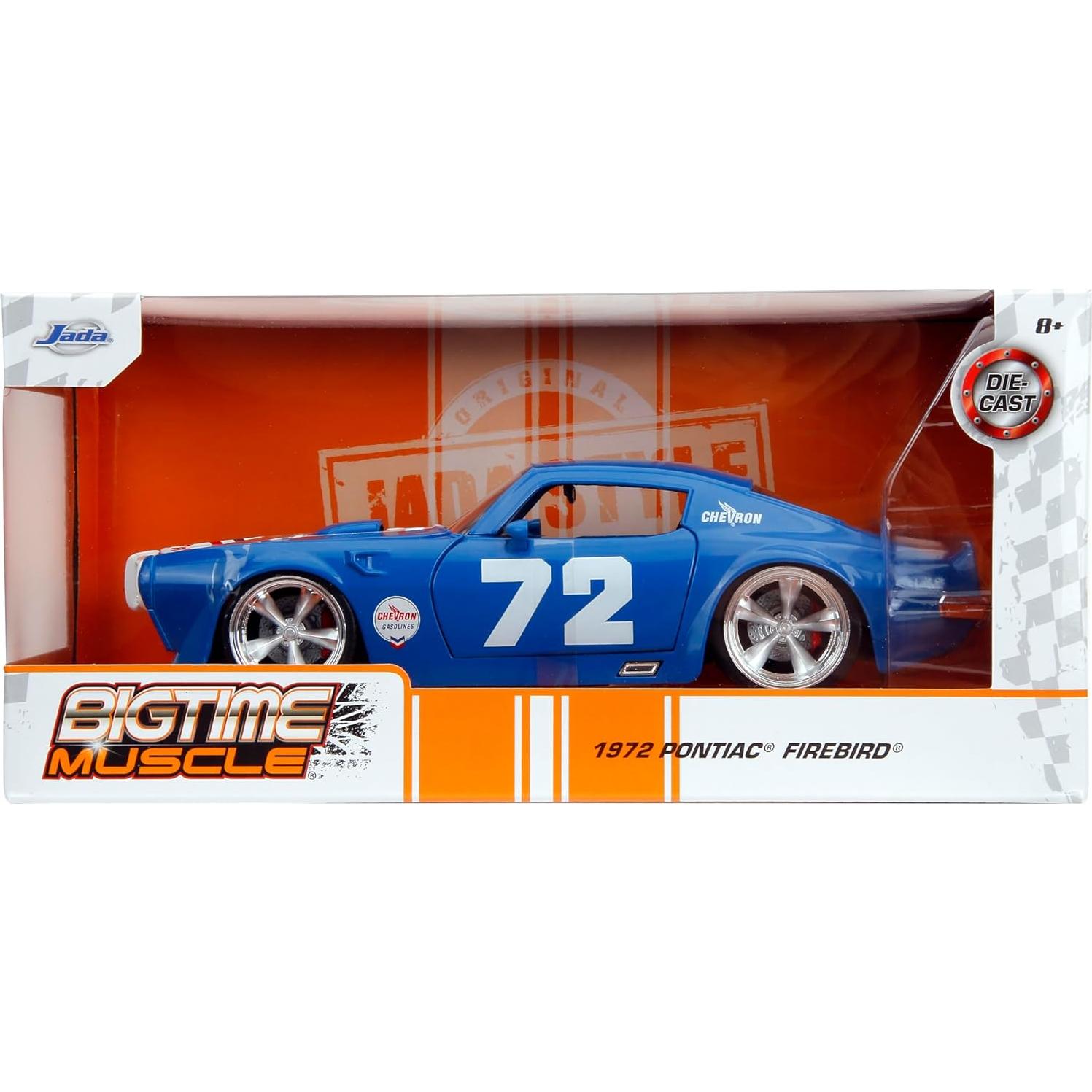 Coche Die-Cast 1:24 Pontiac Firebird 1972 Jada Toys Azul