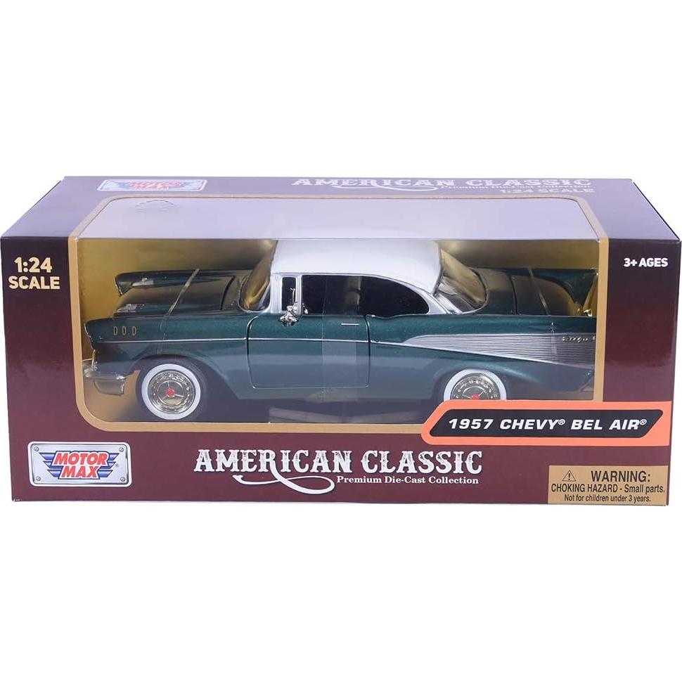 Die-Cast 1:24 Motormax Chevy Bel Air 1957 - Colores Variados