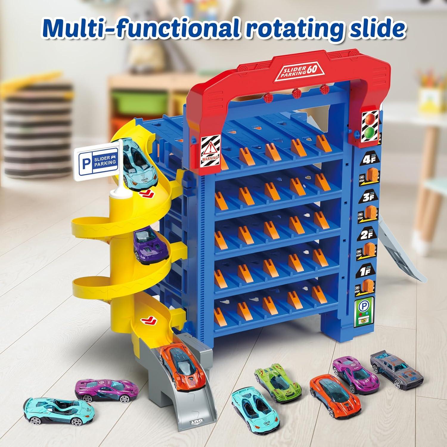 Pista Deslizante VATOS con 10 Coches - Juguete Educativo 2.64kg