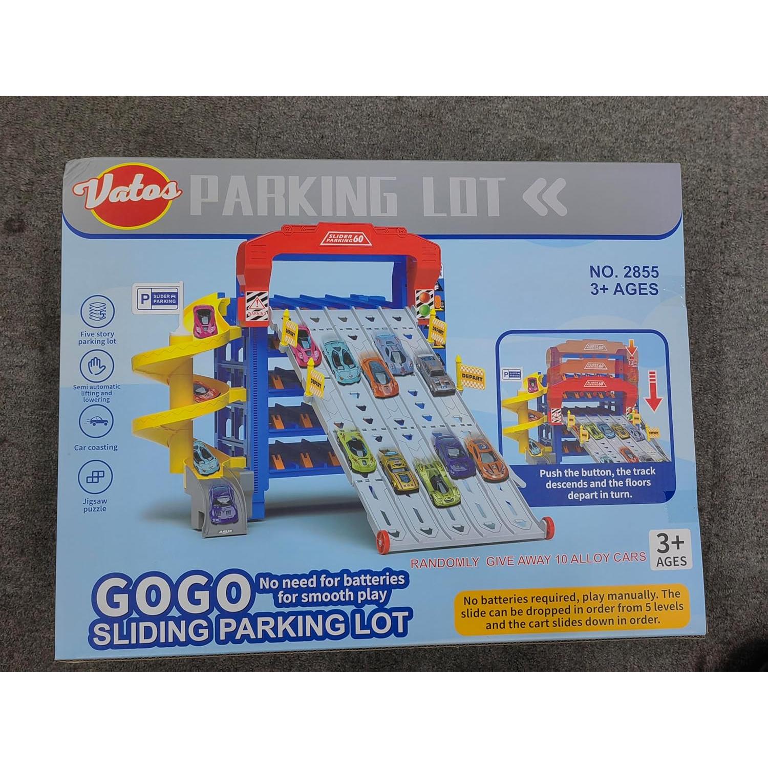 Pista Deslizante VATOS con 10 Coches - Juguete Educativo 2.64kg