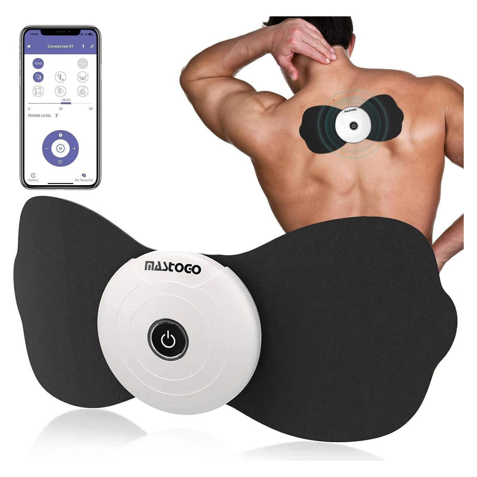 Masajeador Inalámbrico TENS y EMS MASTOGO - Alivio Dolor Espalda