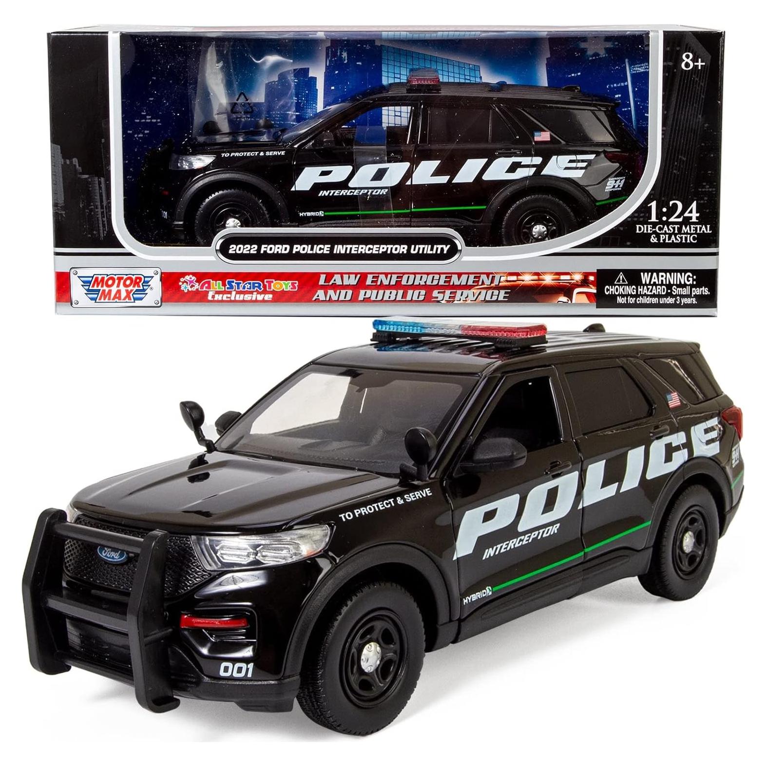 Coche Diecast Ford Explorer Interceptor Policial 1:24 All Star Toys
