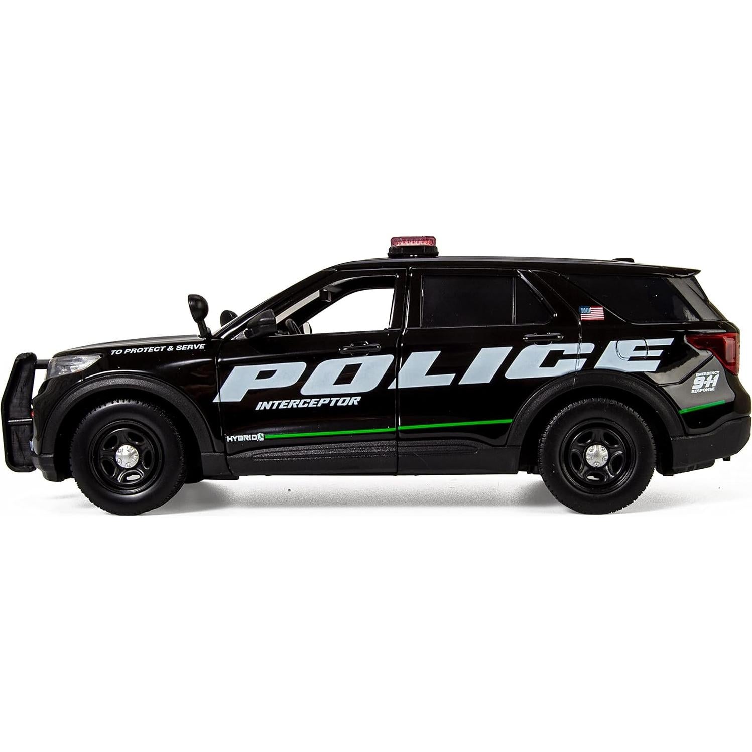 Coche Diecast Ford Explorer Interceptor Policial 1:24 All Star Toys