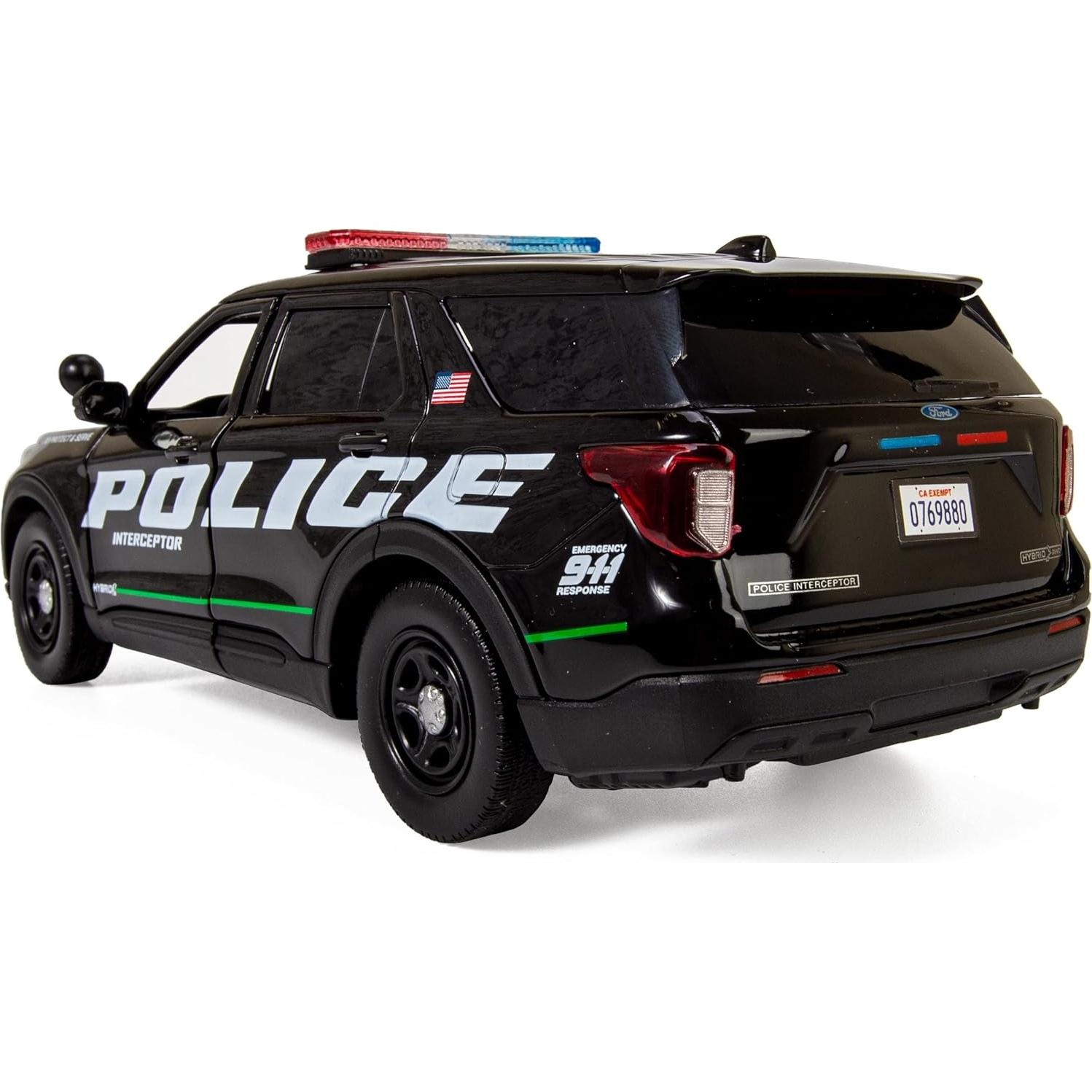 Coche Diecast Ford Explorer Interceptor Policial 1:24 All Star Toys
