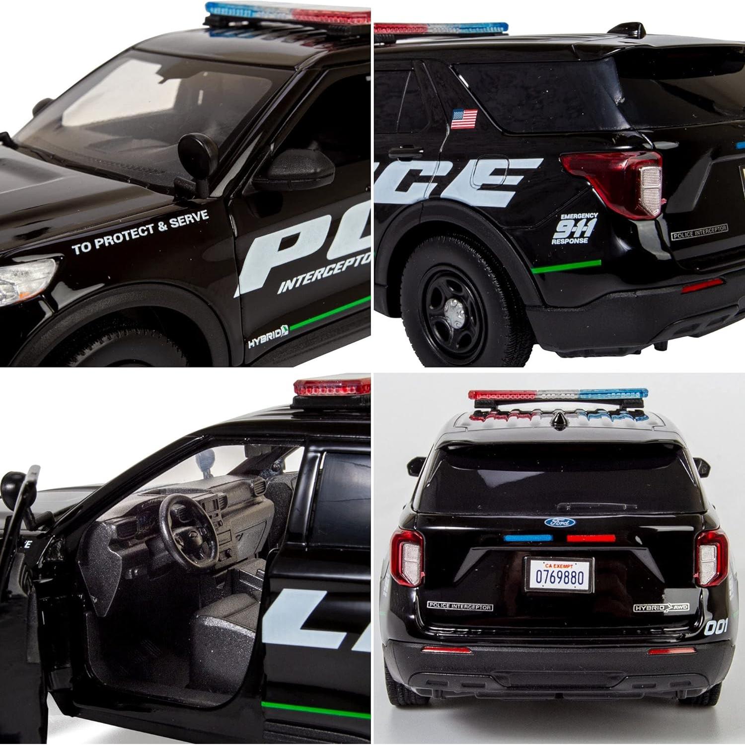 Coche Diecast Ford Explorer Interceptor Policial 1:24 All Star Toys