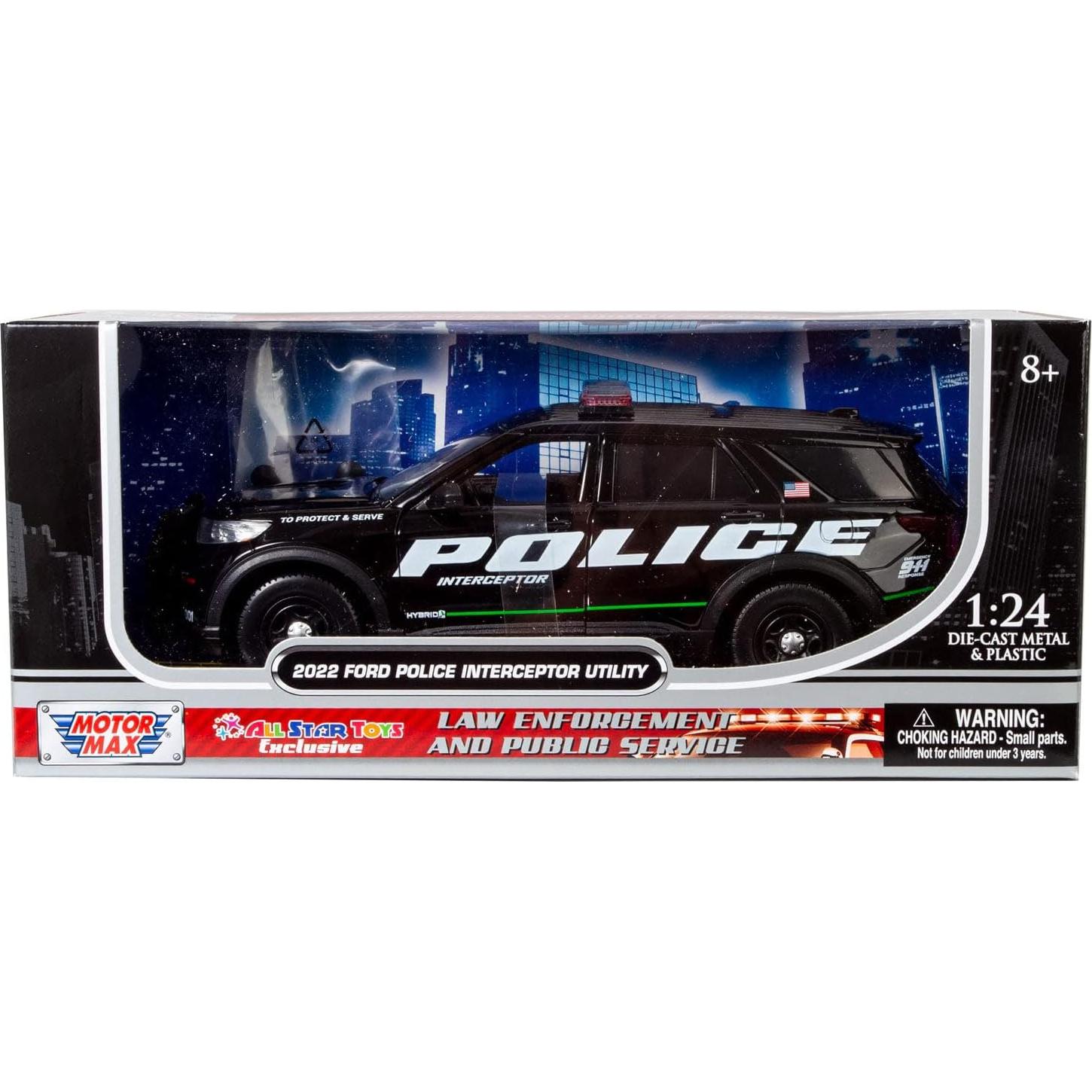 Coche Diecast Ford Explorer Interceptor Policial 1:24 All Star Toys