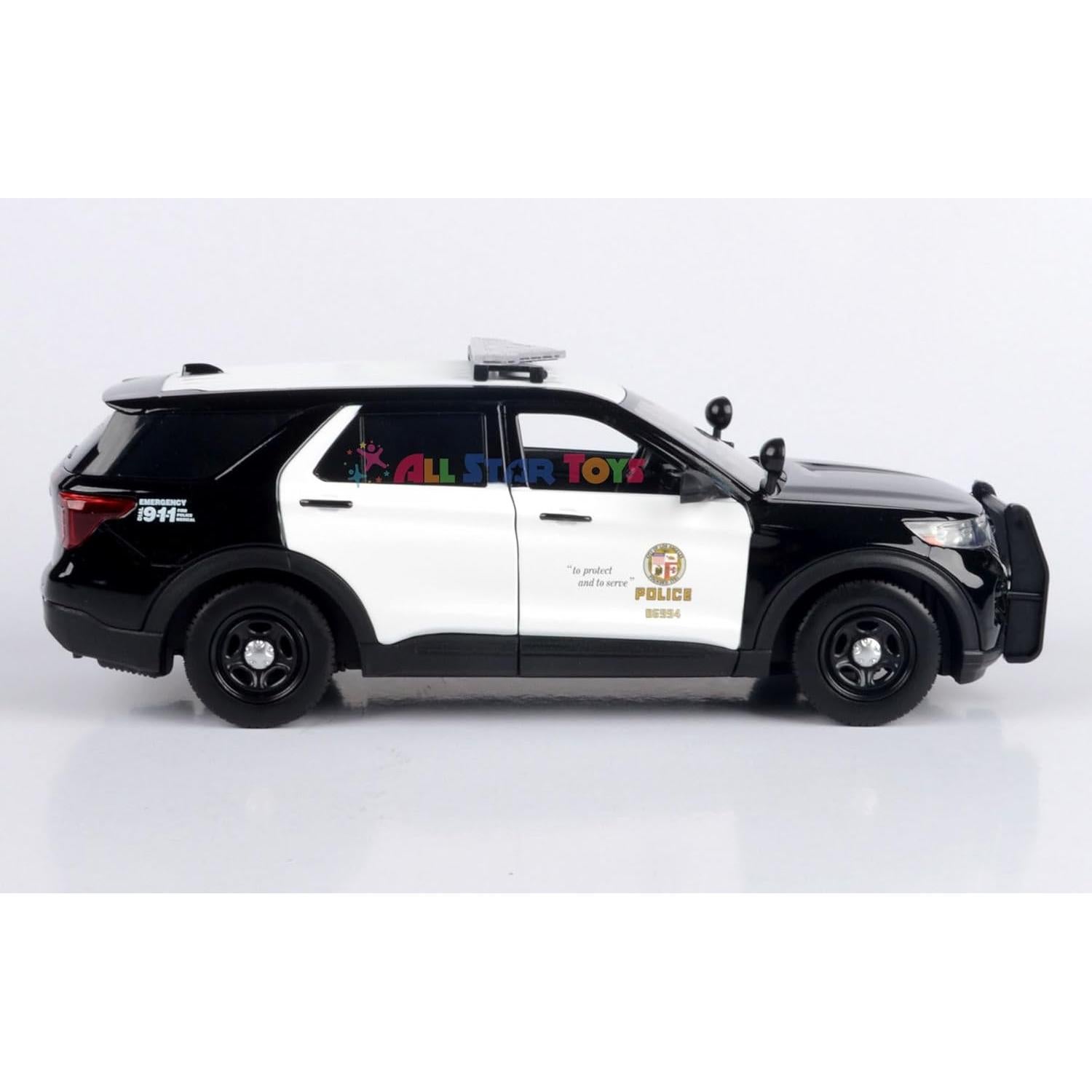 Modelo Diecast Motormax Ford Explorer Interceptor LAPD 1:24