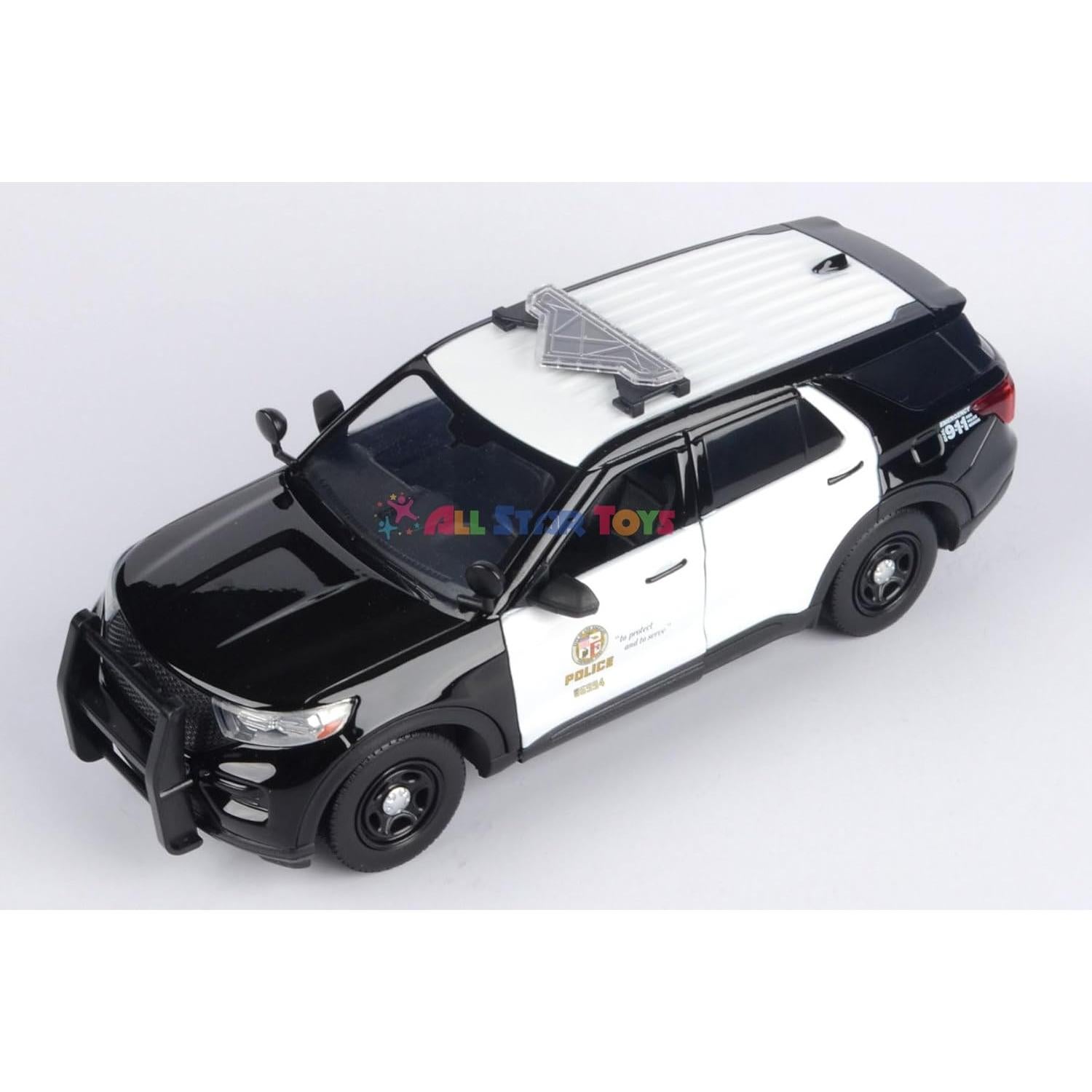 Modelo Diecast Motormax Ford Explorer Interceptor LAPD 1:24
