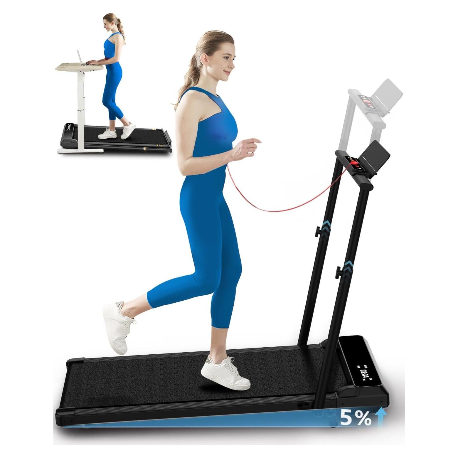 Caminadora Plegable Ueadcm EC7B-XJ-VC-2 2.5 HP con Control Remoto