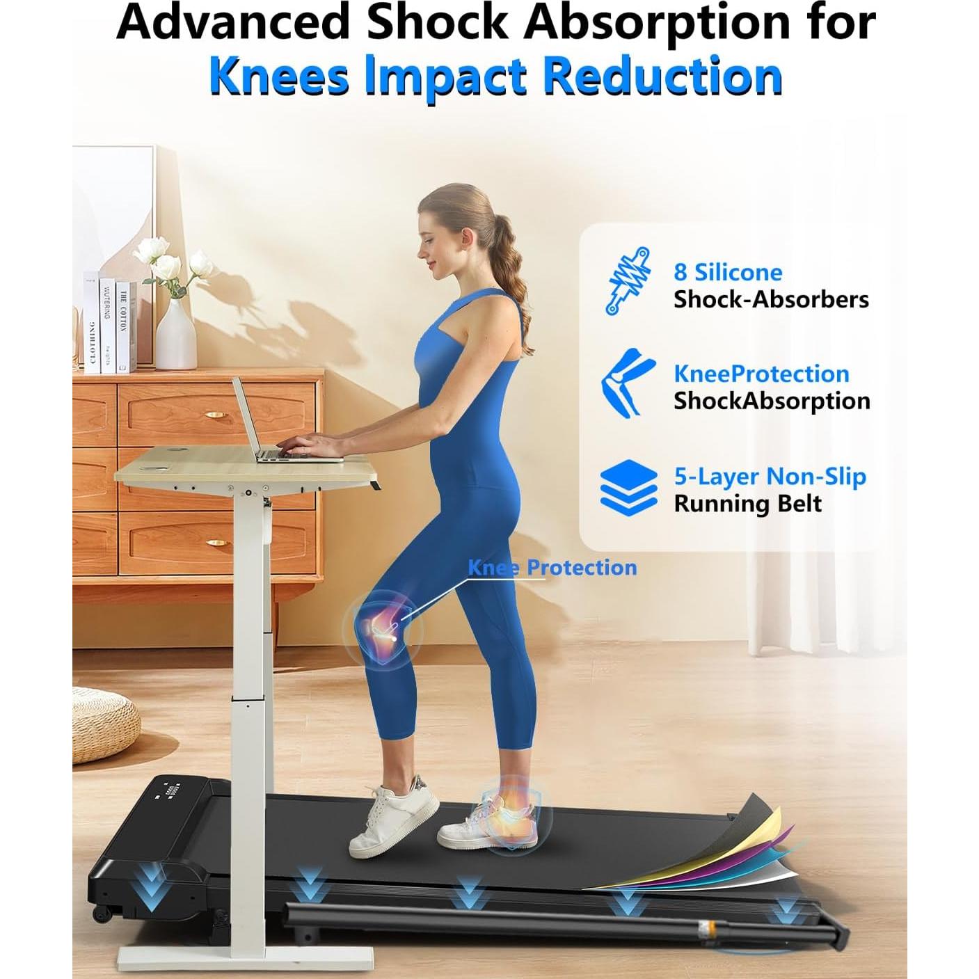 Caminadora Plegable Ueadcm EC7B-XJ-VC-2 2.5 HP con Control Remoto