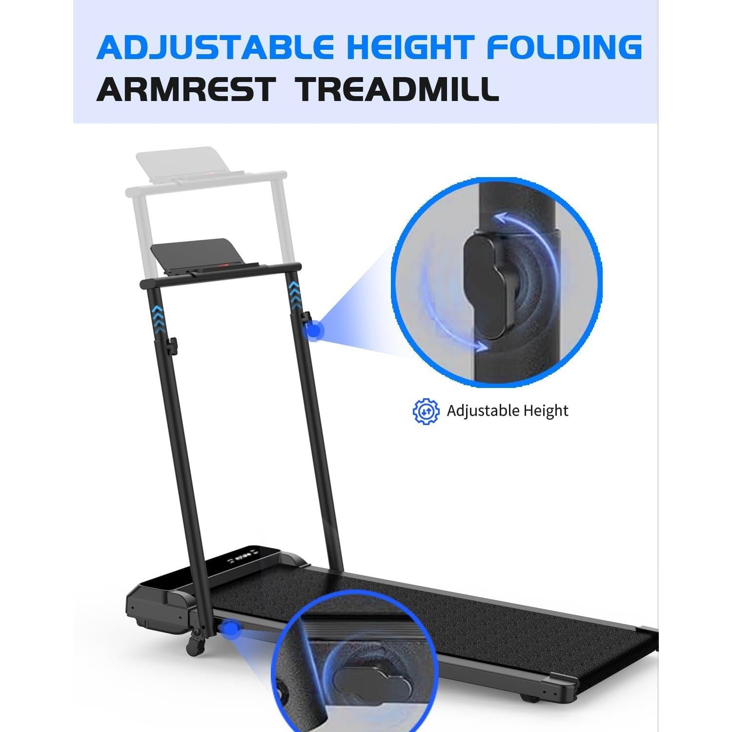 Caminadora Plegable Ueadcm EC7B-XJ-VC-2 2.5 HP con Control Remoto