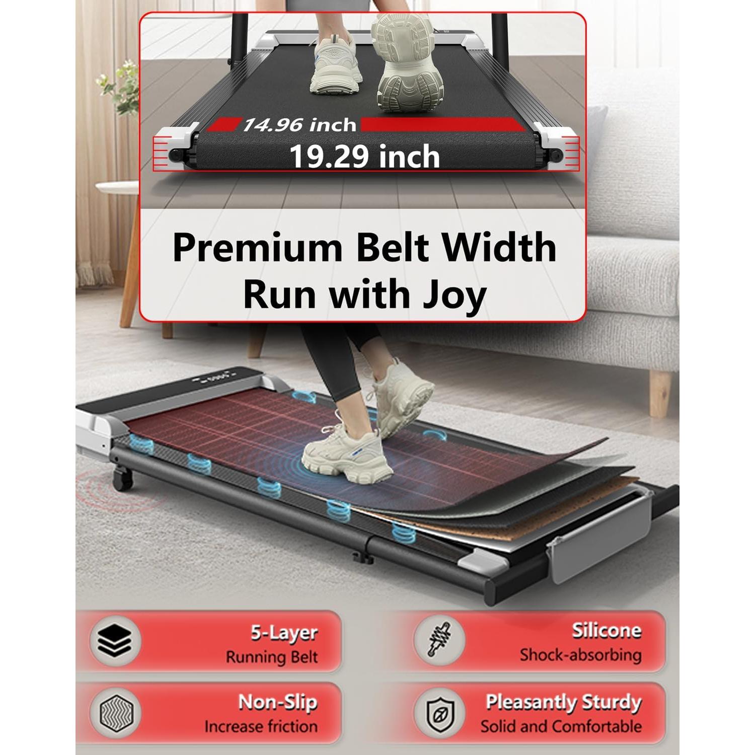 Caminadora 3 en 1 Ueadcm XJ-EC7W-M 2.5 HP Plegable 120 kg