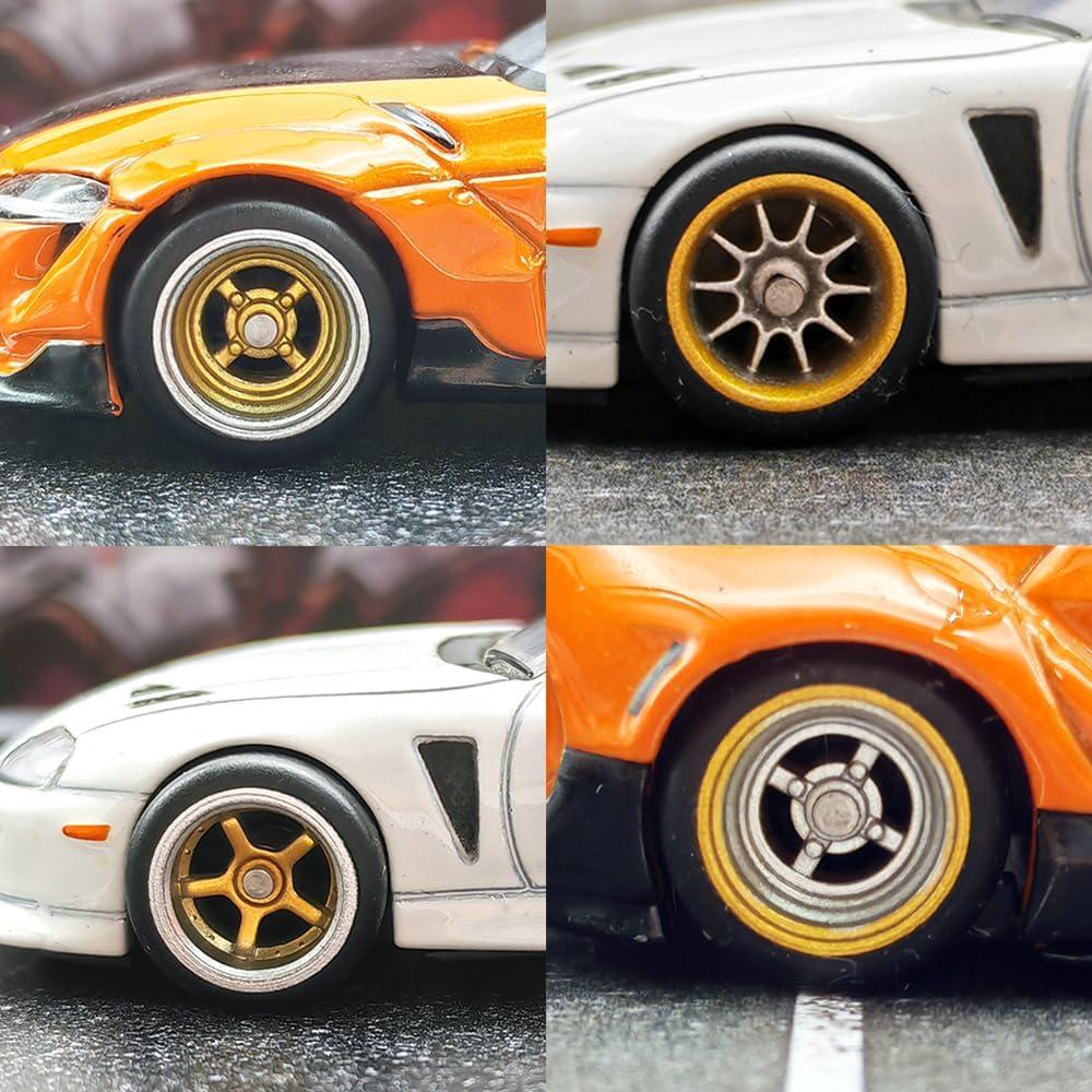 Ruedas y Neumáticos 1/64 WAVEIST RDM - 5 Estilos Doble Color