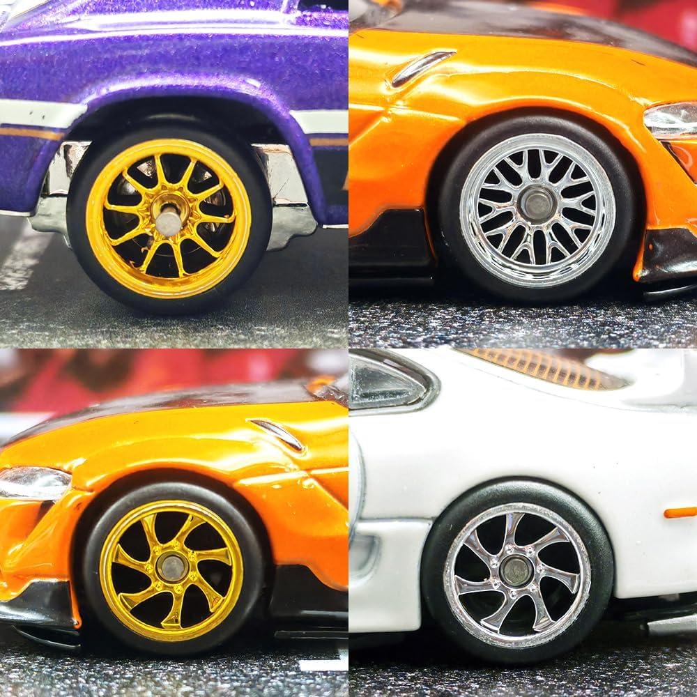 Ruedas y Neumáticos 1/64 WAVEIST RDM - 5 Estilos Doble Color