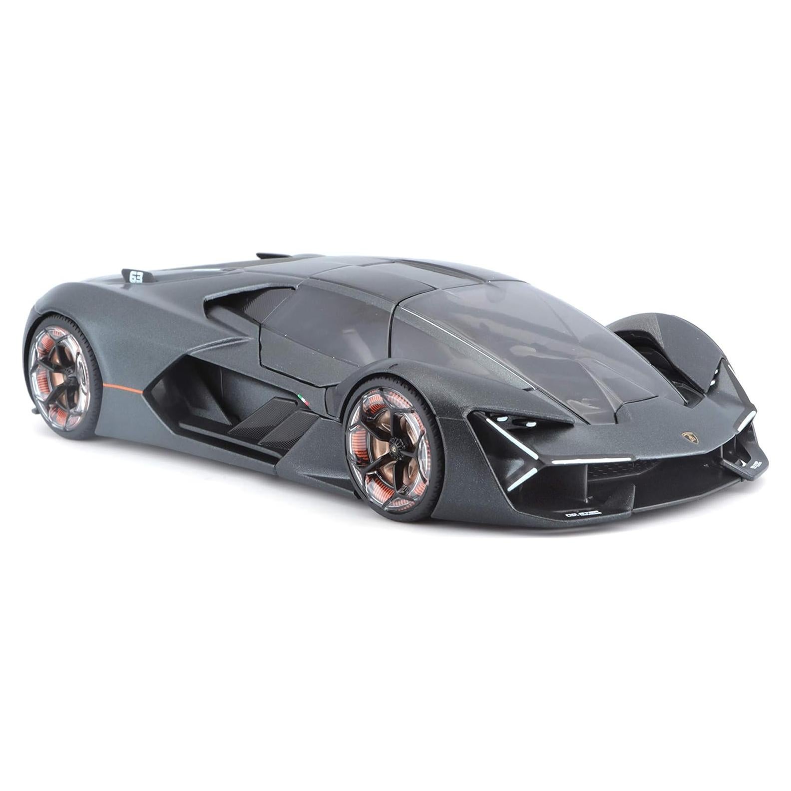 Bburago 1:18 Lamborghini Terzo Millenio Gris Die-Cast