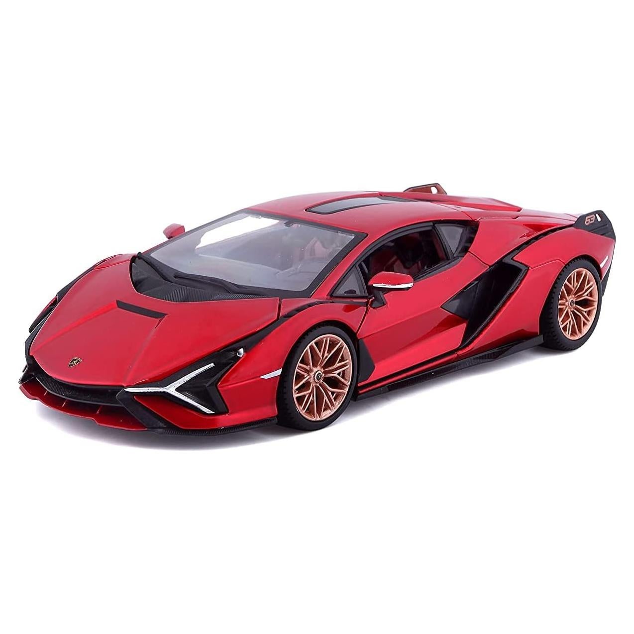 Bburago 1:24 Lamborghini SIAN FKP 37 Rojo Diecast