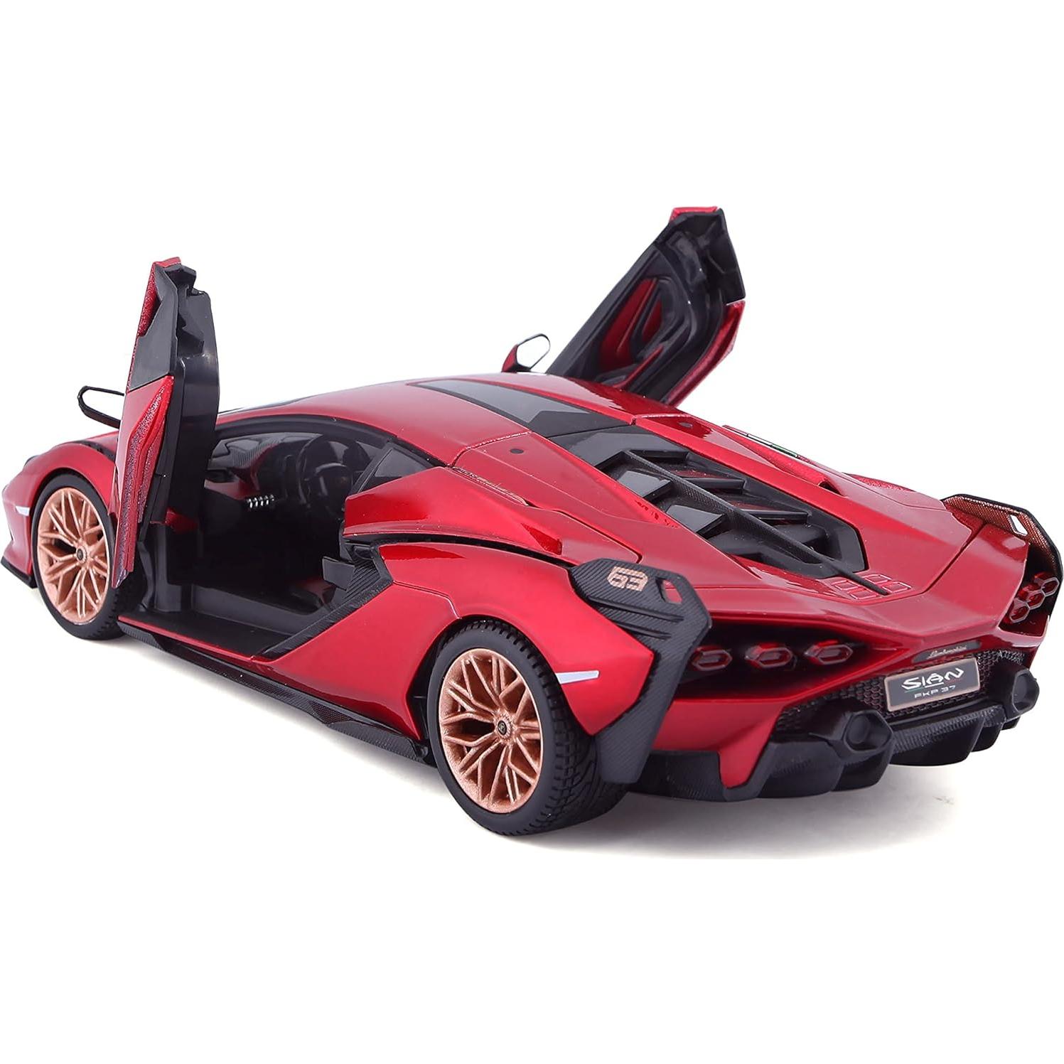 Bburago 1:24 Lamborghini SIAN FKP 37 Rojo Diecast