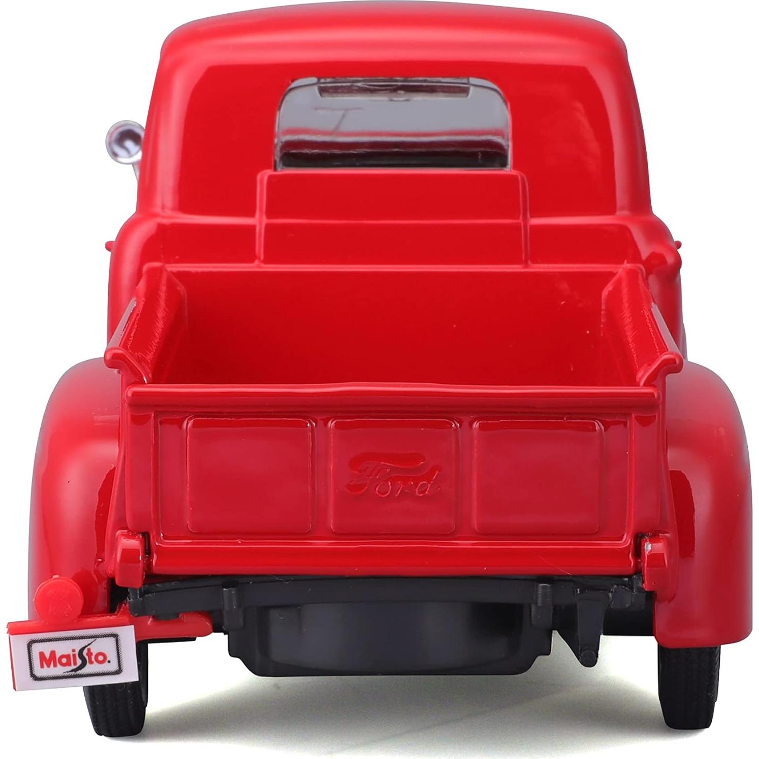 Maisto 1:24 Ford F-1 Pick-up 1948 Rojo - Modelo a Escala
