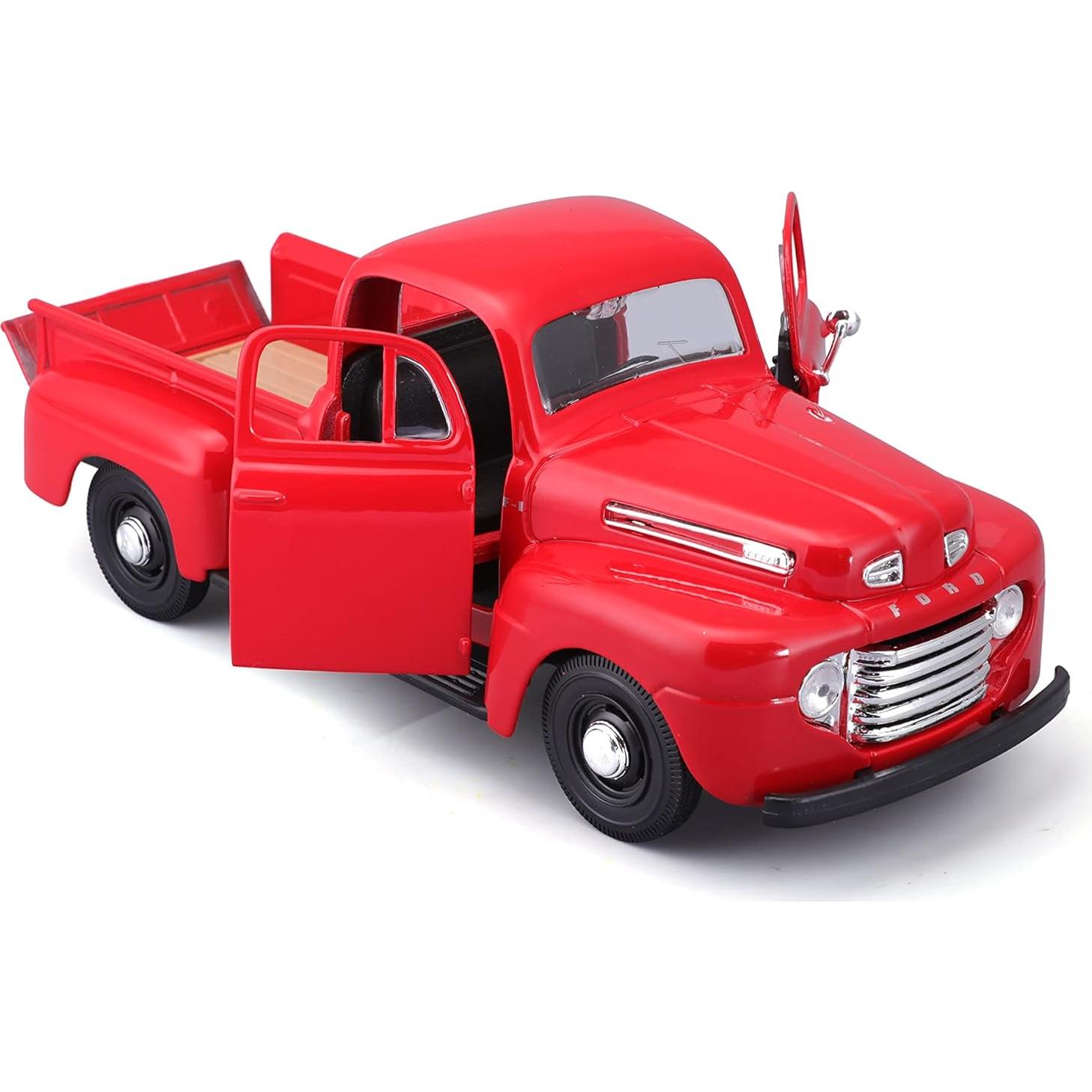 Maisto 1:24 Ford F-1 Pick-up 1948 Rojo - Modelo a Escala