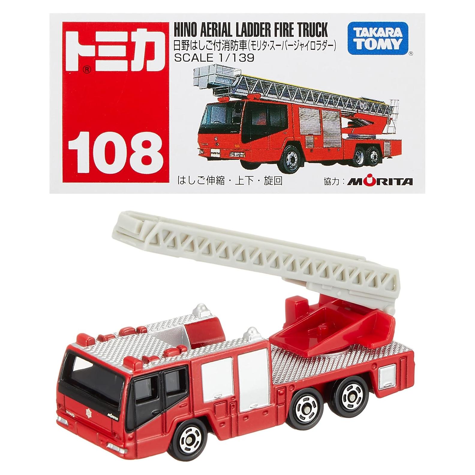 Camión de Bomberos Takara Tomy Tomica No.108 Escalera
