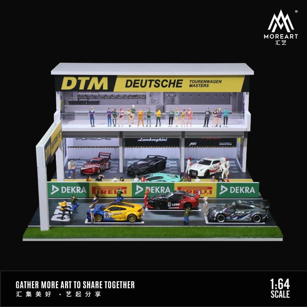 Diorama a Escala 1:64 con Iluminación LED - Pitstop