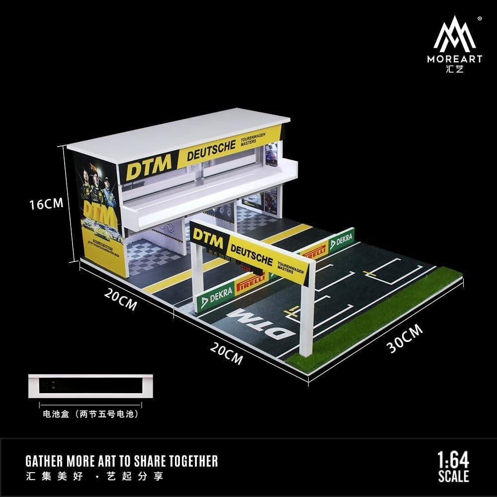 Diorama a Escala 1:64 con Iluminación LED - Pitstop