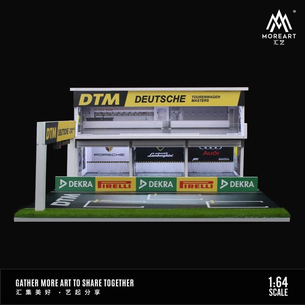 Diorama a Escala 1:64 con Iluminación LED - Pitstop