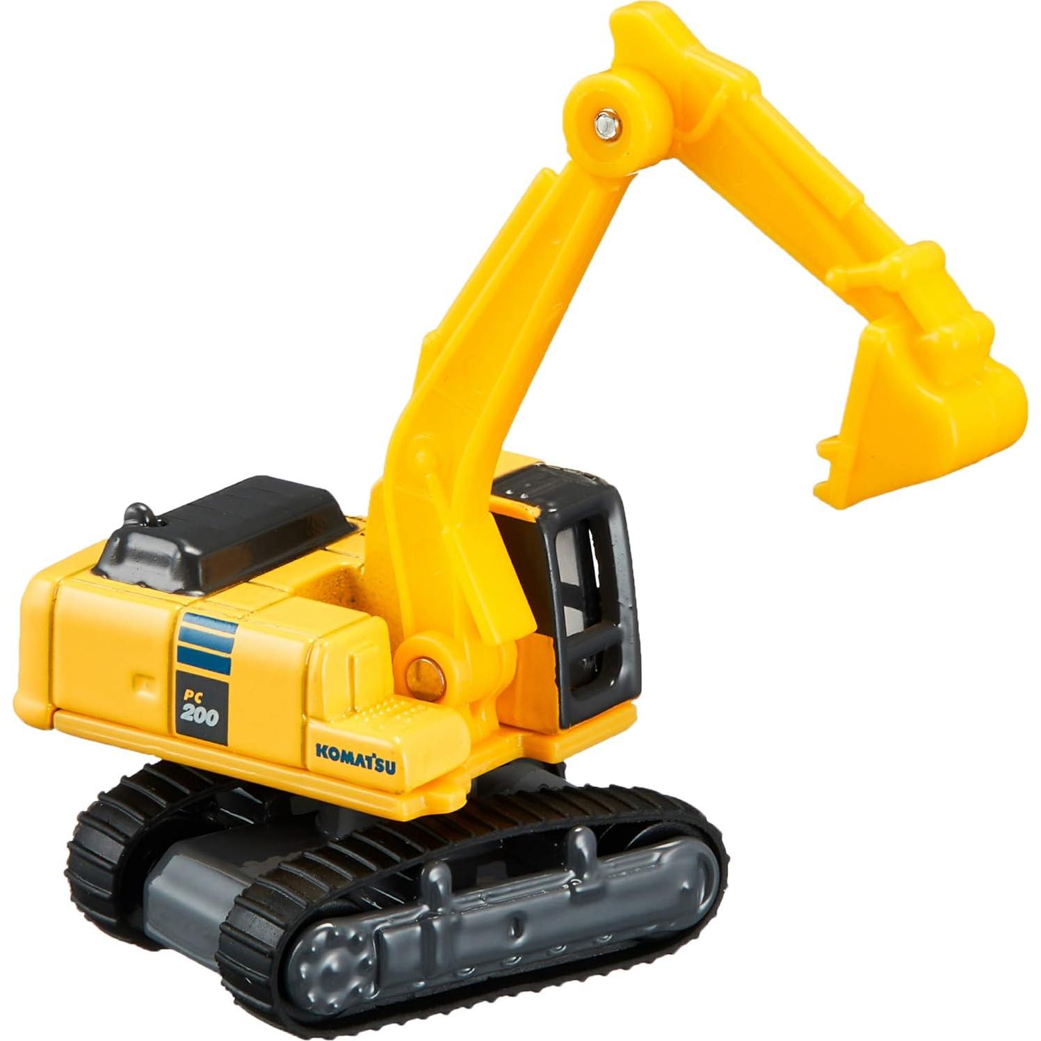 Excavadora Hidráulica Komatsu PC200-10 Takara Tomy Mini Juguete