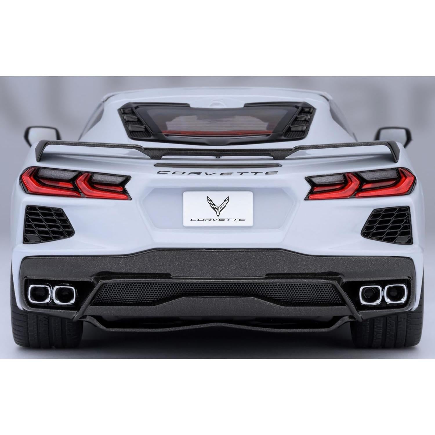 Modelo Coche 1/18 Chevy C8 Stingray Gris Metálico Autoart