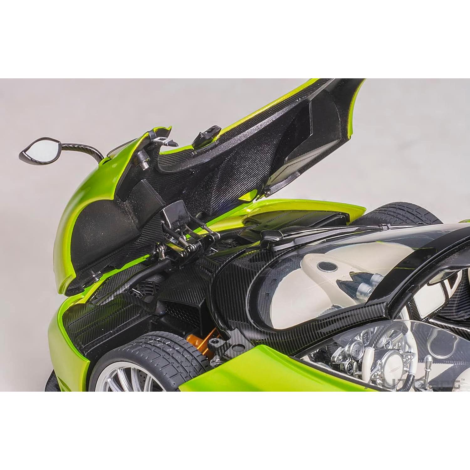 Modelo Coche Pagani Huayra Roadster 1:18 Autoart Verde