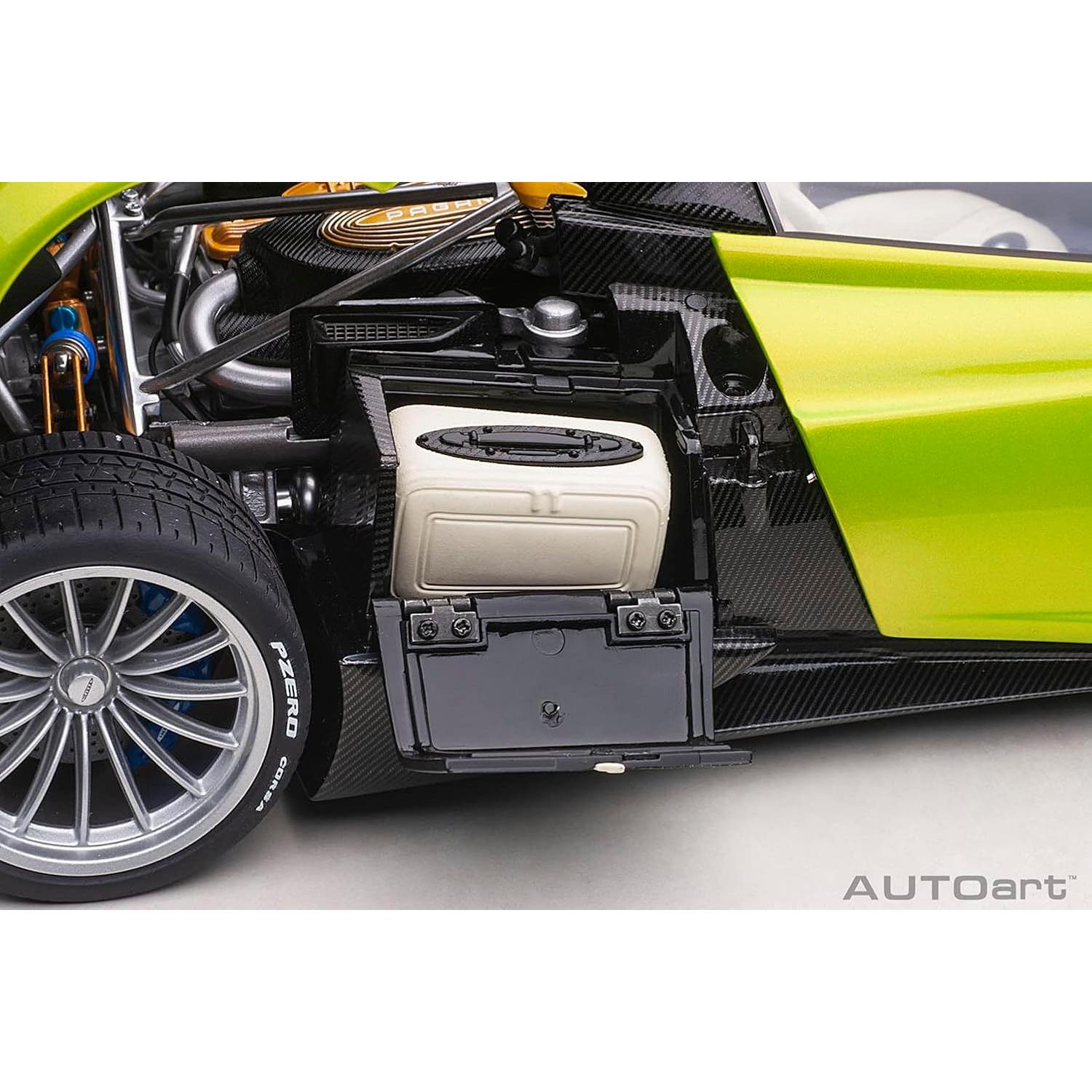 Modelo Coche Pagani Huayra Roadster 1:18 Autoart Verde