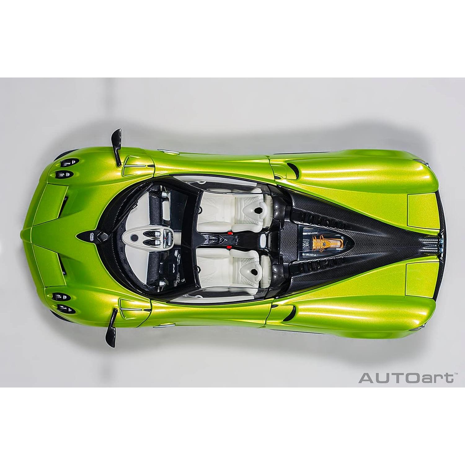 Modelo Coche Pagani Huayra Roadster 1:18 Autoart Verde