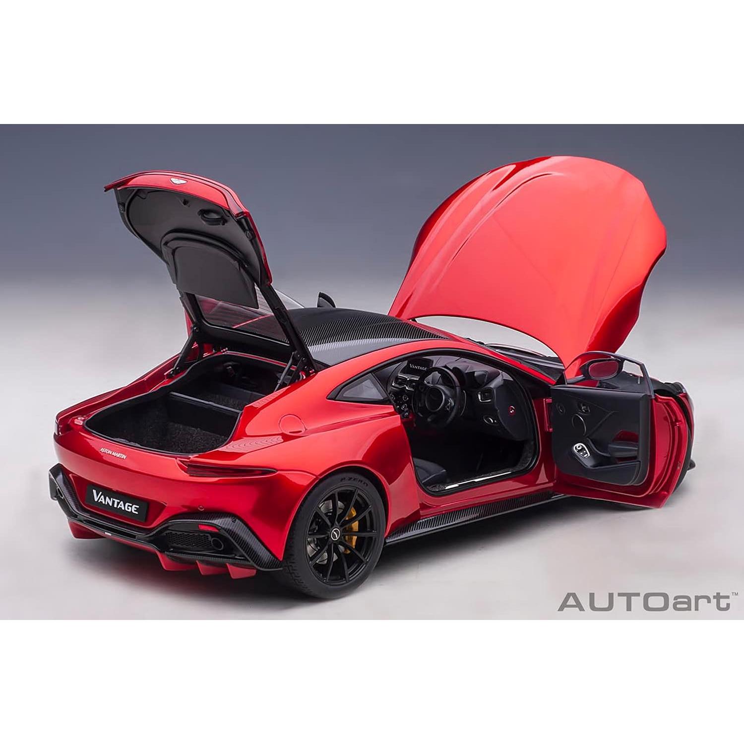 Modelo de Coche 1/18 Aston Martin Vantage RHD Rojo Autoart