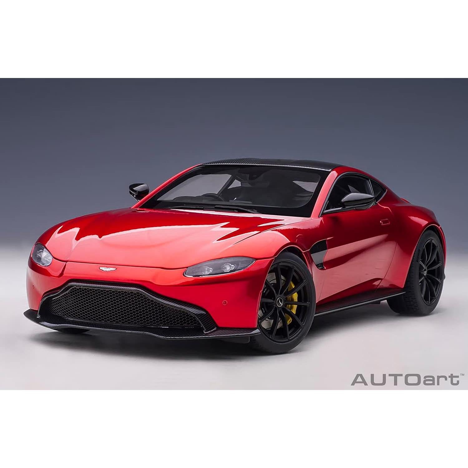 Modelo de Coche 1/18 Aston Martin Vantage RHD Rojo Autoart