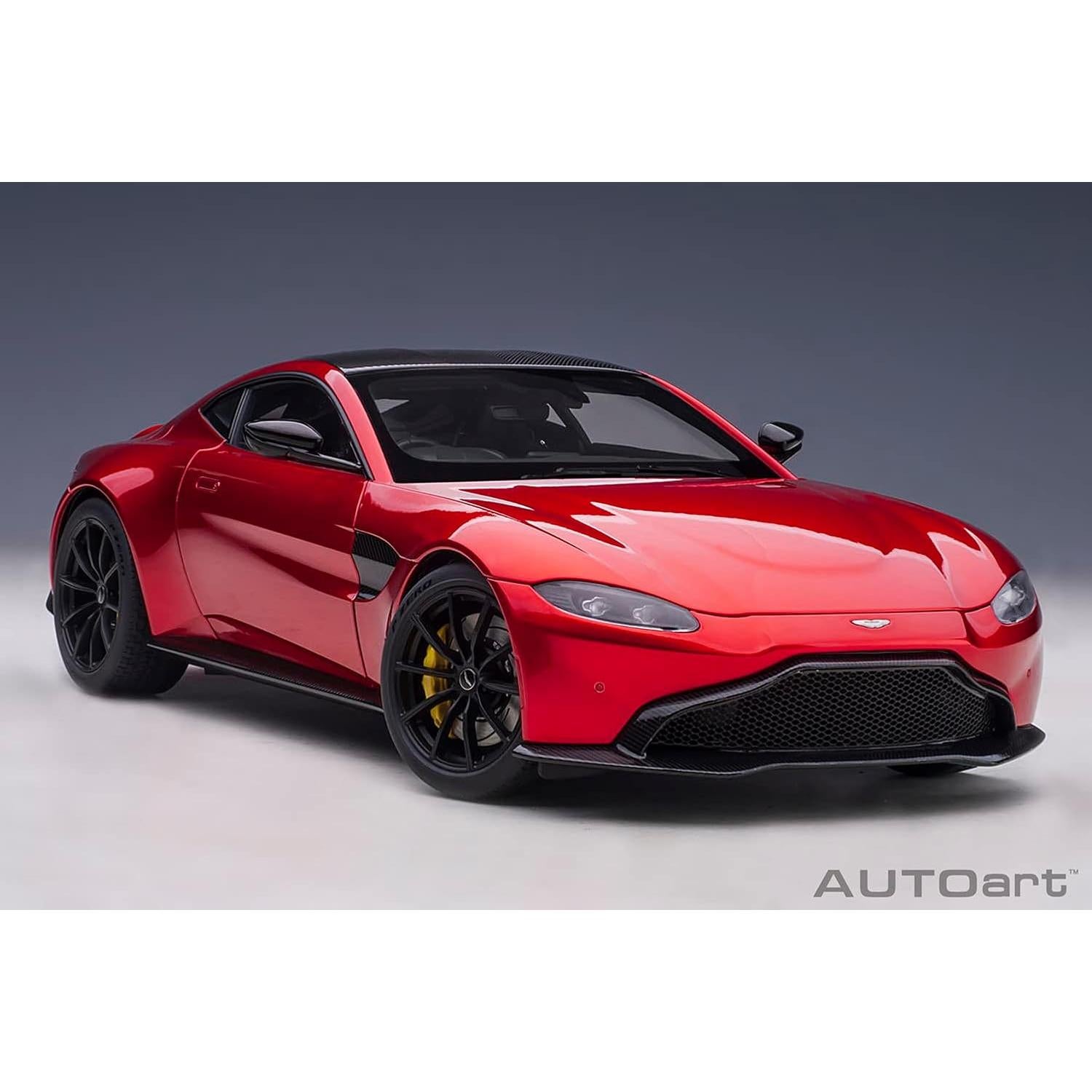 Modelo de Coche 1/18 Aston Martin Vantage RHD Rojo Autoart