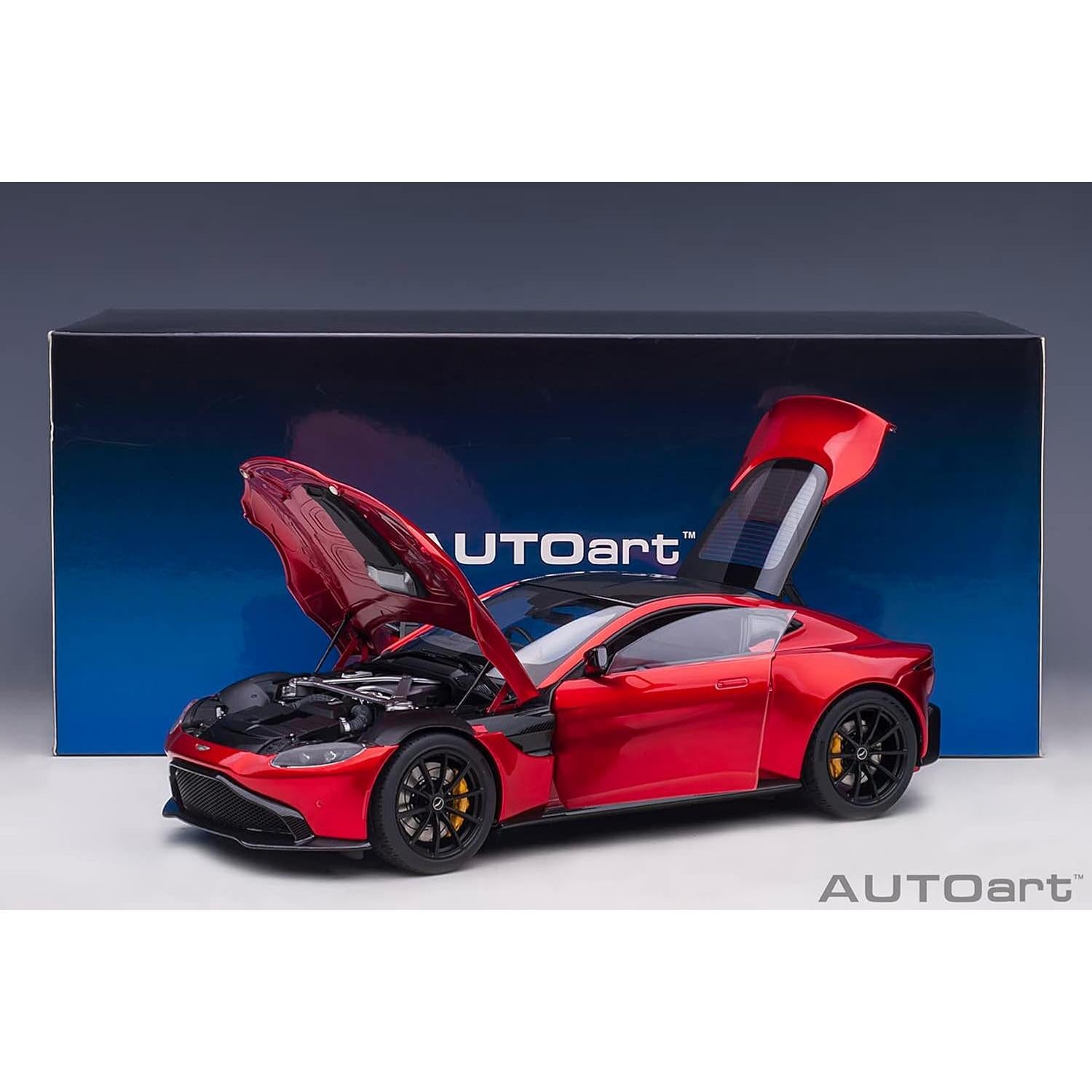Modelo de Coche 1/18 Aston Martin Vantage RHD Rojo Autoart