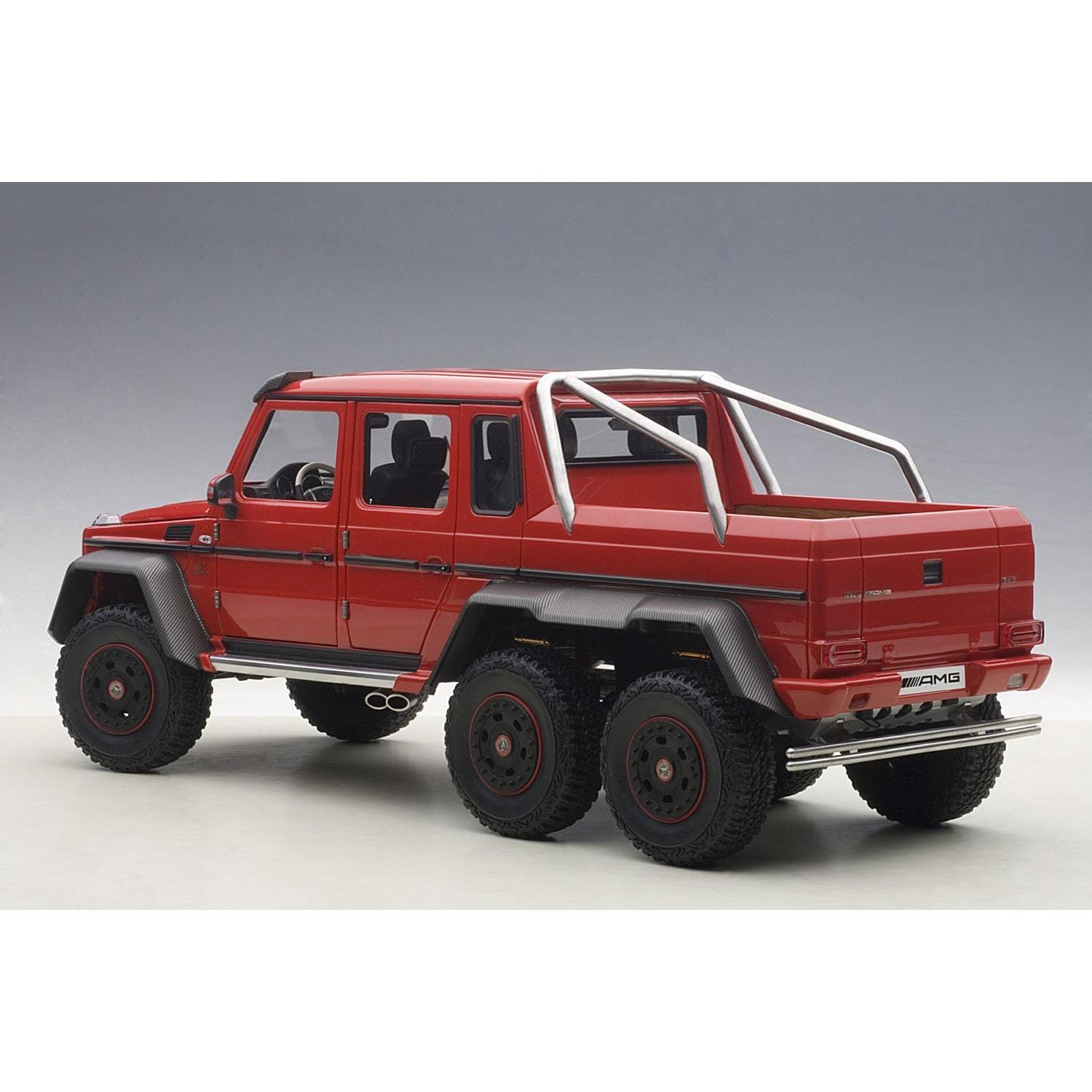 Autoart Mercedes G63 AMG 6X6 Rojo 1:18 Coche de Modelo