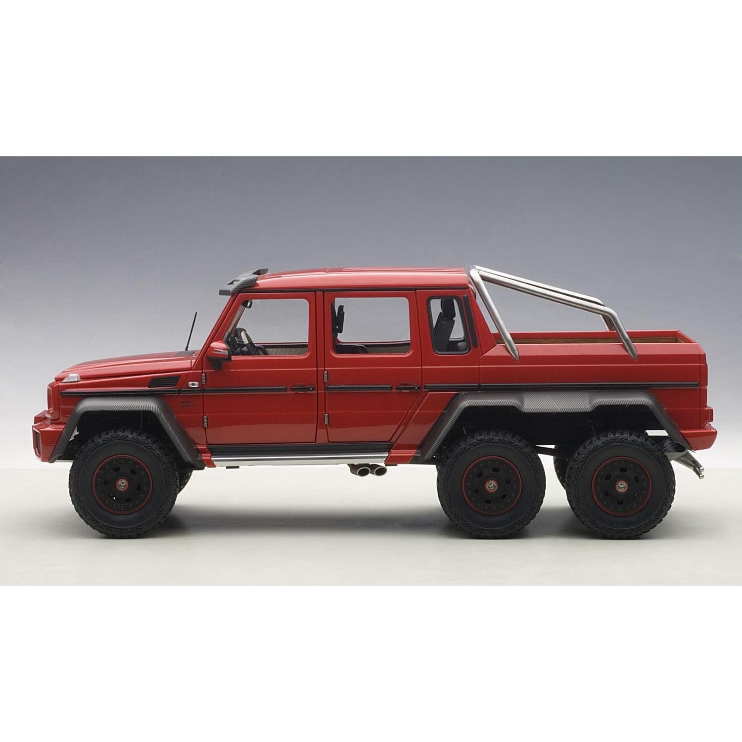 Autoart Mercedes G63 AMG 6X6 Rojo 1:18 Coche de Modelo
